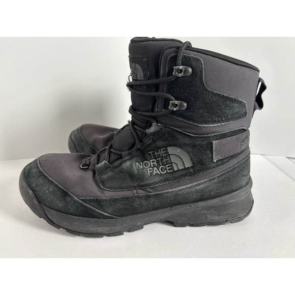 The North Face Chilkat Black‎ Lace Up Waterproof Winter Hiking Boots Mens 12 - Picture 1 of 6